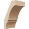 Ekena Millwork 5-inch W x 6-inch D x 10-inch H Balboa Rough Cedar Woodgrain TimberThane Knee Brace, Primed BRCUR05X06X10BOARCPR - alternate 1